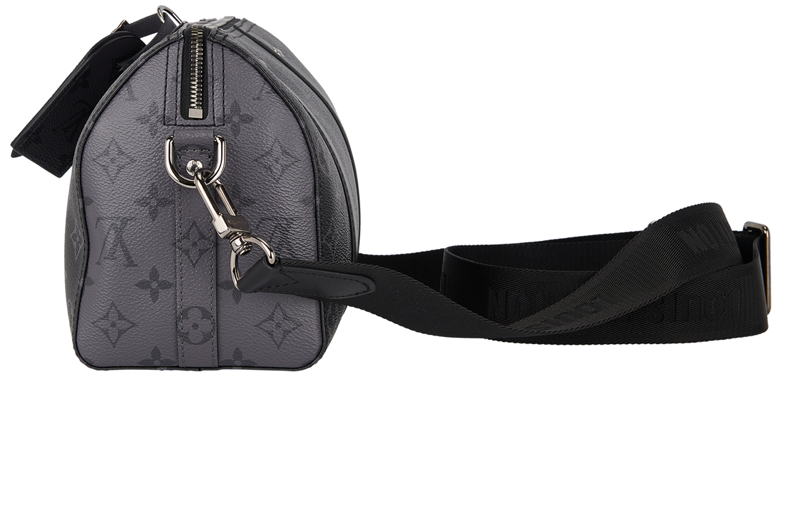 City Keepall, &pound;1,400, Handbags, Black/Grey, Canvas, Bottom view